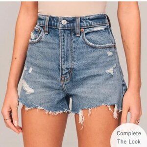 Abercrombie & Fitch Blue Jean Shorts